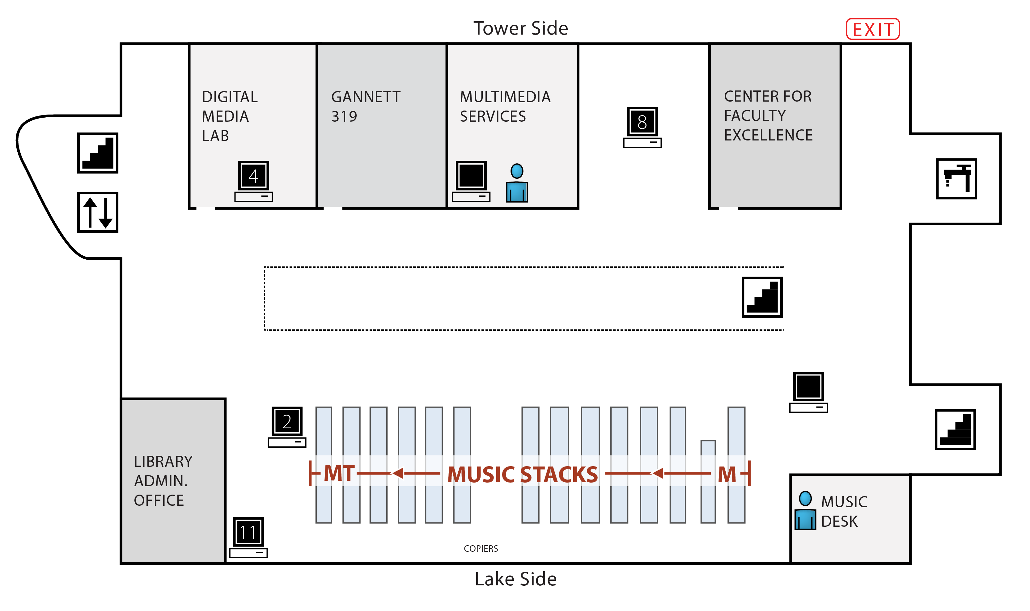 third floor map