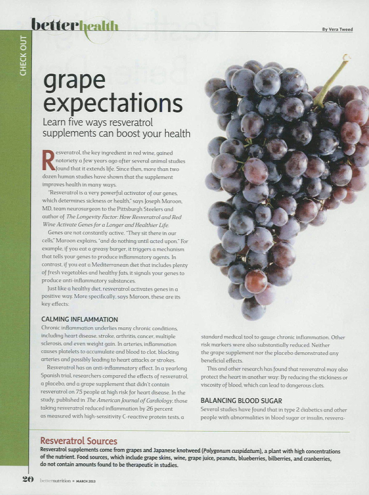 Better Health article page 1